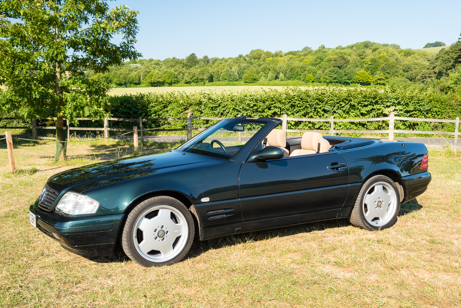 Mercedes Benz SL320 Designo in Allanite Green 