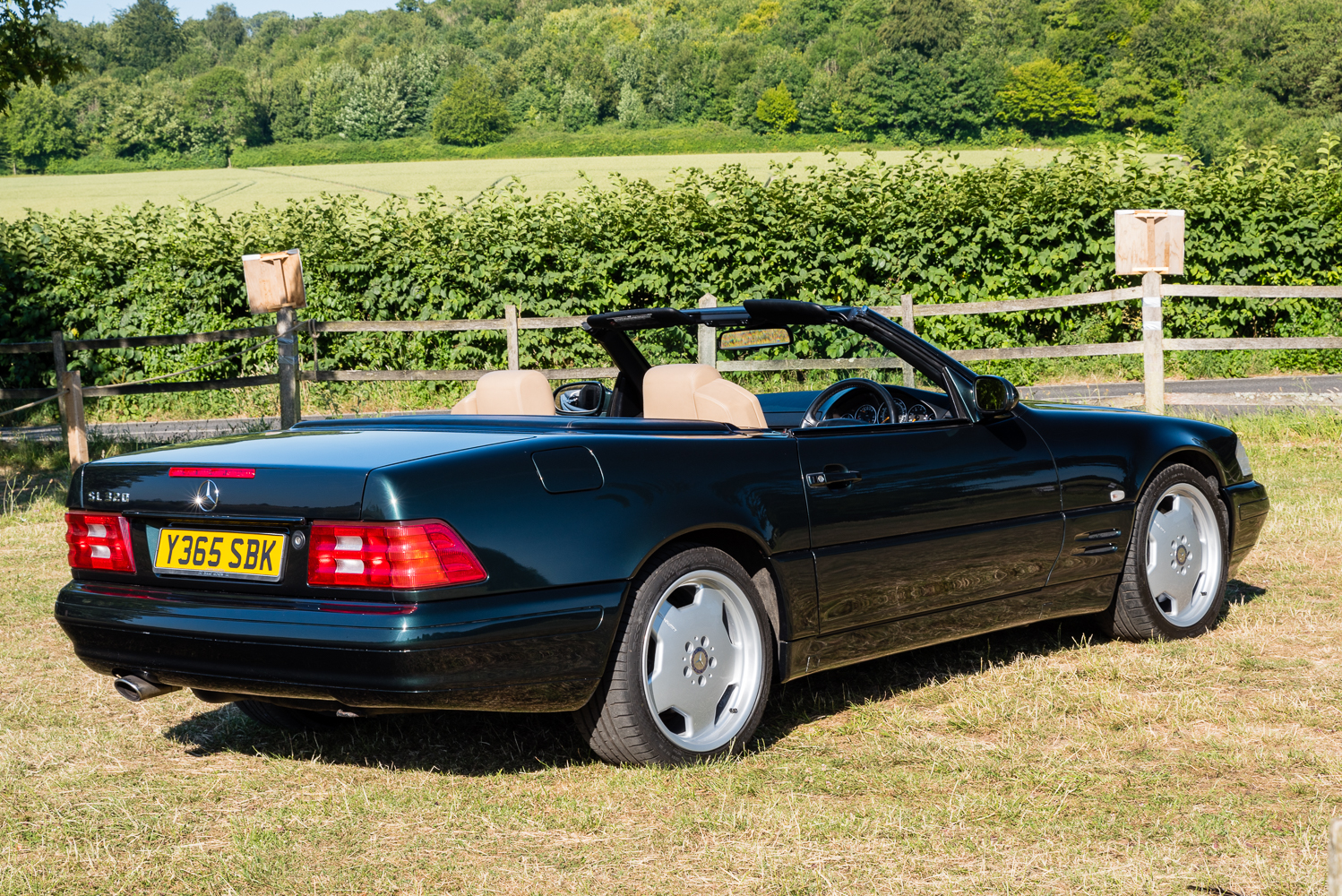 Mercedes Benz SL320 Designo in Allanite Green 