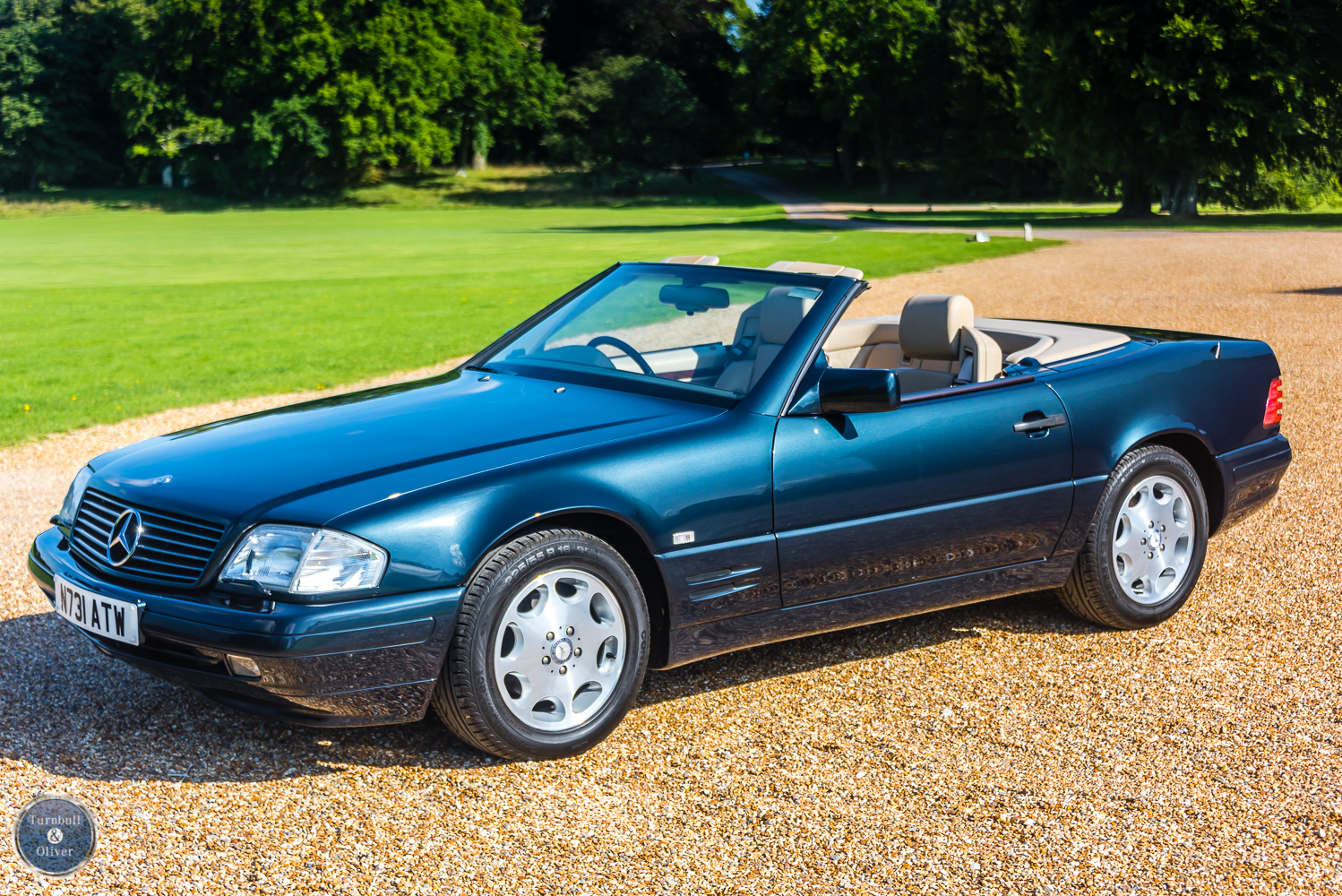 1995 Mercedes-Benz SL320 Black Green